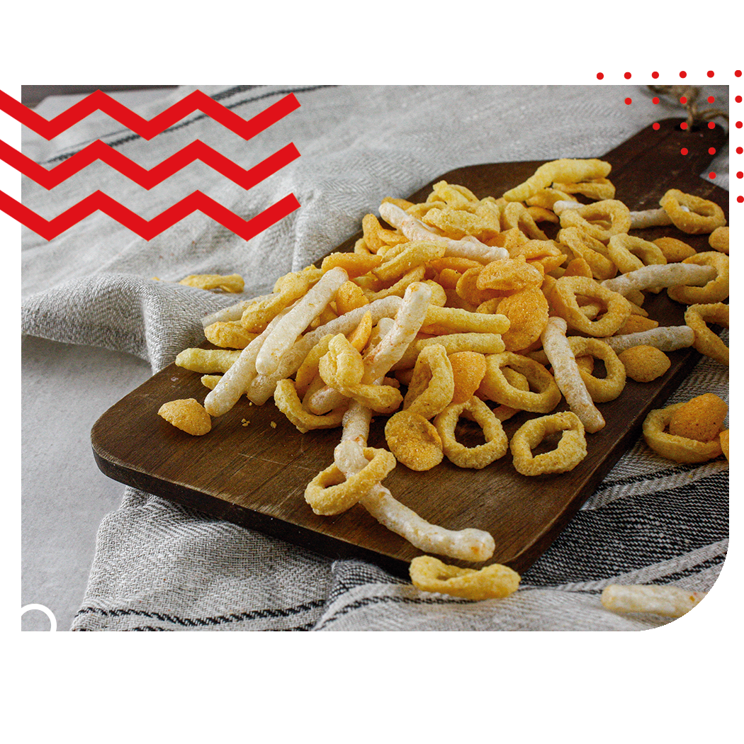 CAJA DE PICOTEO TOSFRIT 10 BOLSAS DE 90 GRAMOS SURTIDO DE TOSFRITAS, KASKYS, APETINAS KETCHUP Y PANOJITOS