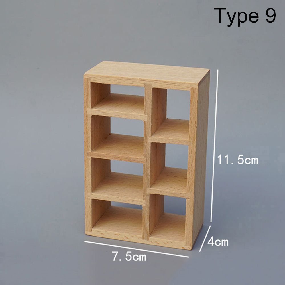 1:12 Schaal Poppenhuis Miniatuur Meubels Sofa Bed Kledingkast Tv Kast Mini Inrichting Scene Model Spelen Huis Micro Landschap: Type 9