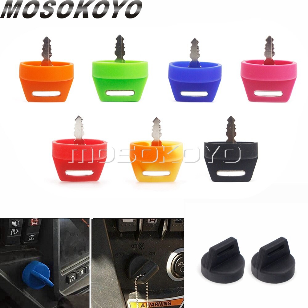 ATV Rubber Ignition Switch Key Cover Key Fob Holder For Polaris Quad Ranger General Sportsman Scrambler 570/900/1000 Trail Boss