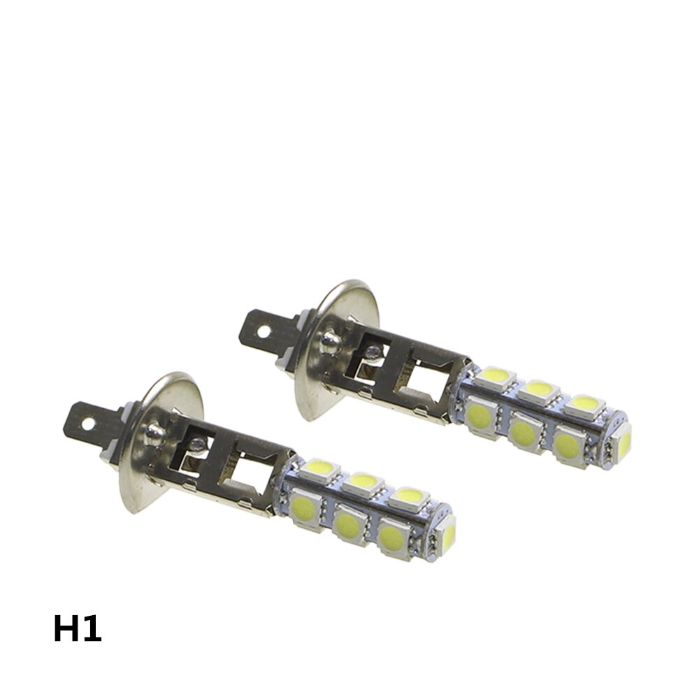 Qcdin 2 stuks 2w h1/h3 led koplampen auto koplamp mistlamp 12v auto koplampen auto algemene lamp accessoires