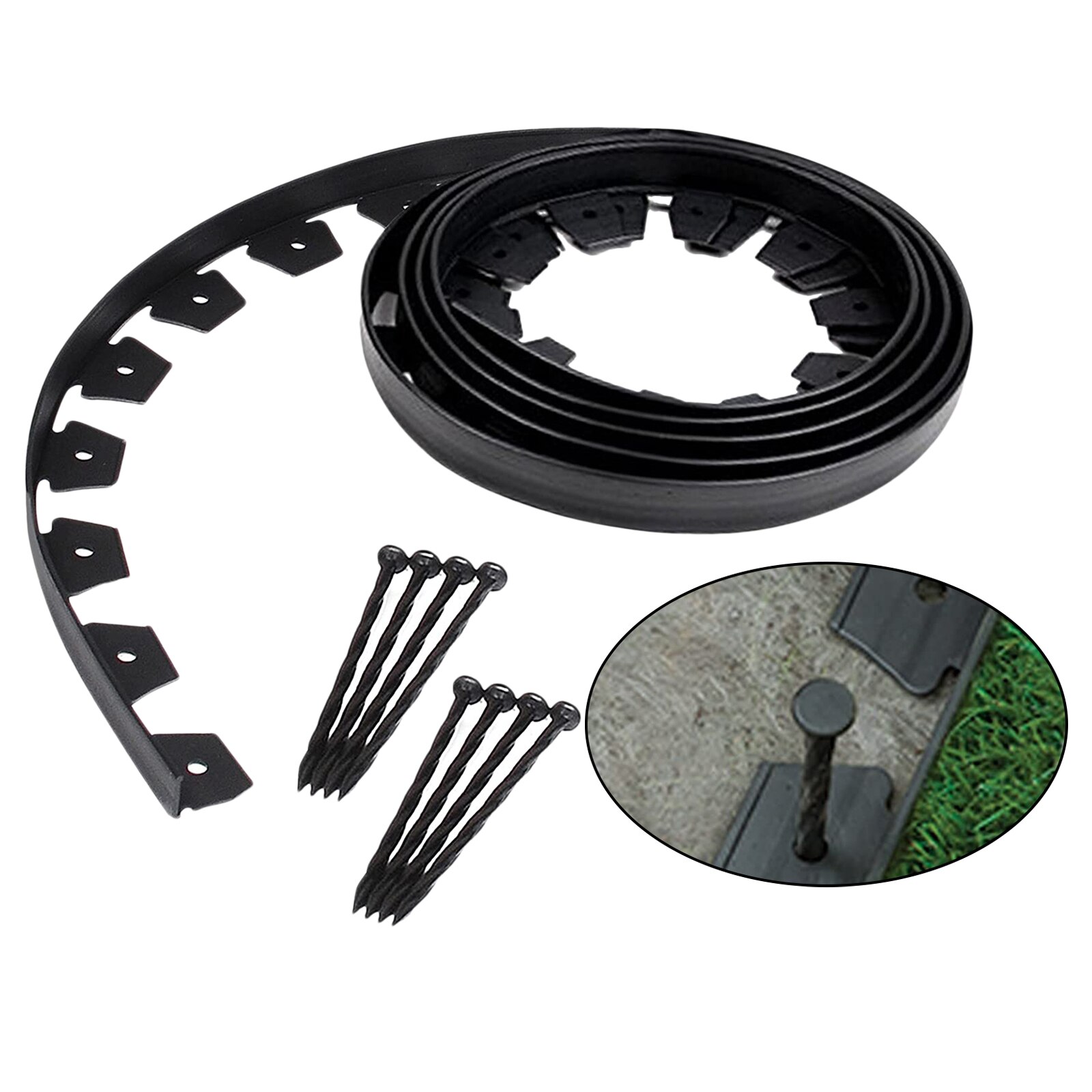 16ft Landscape Edging Coil Kit Flower Garden Planter Edge Border