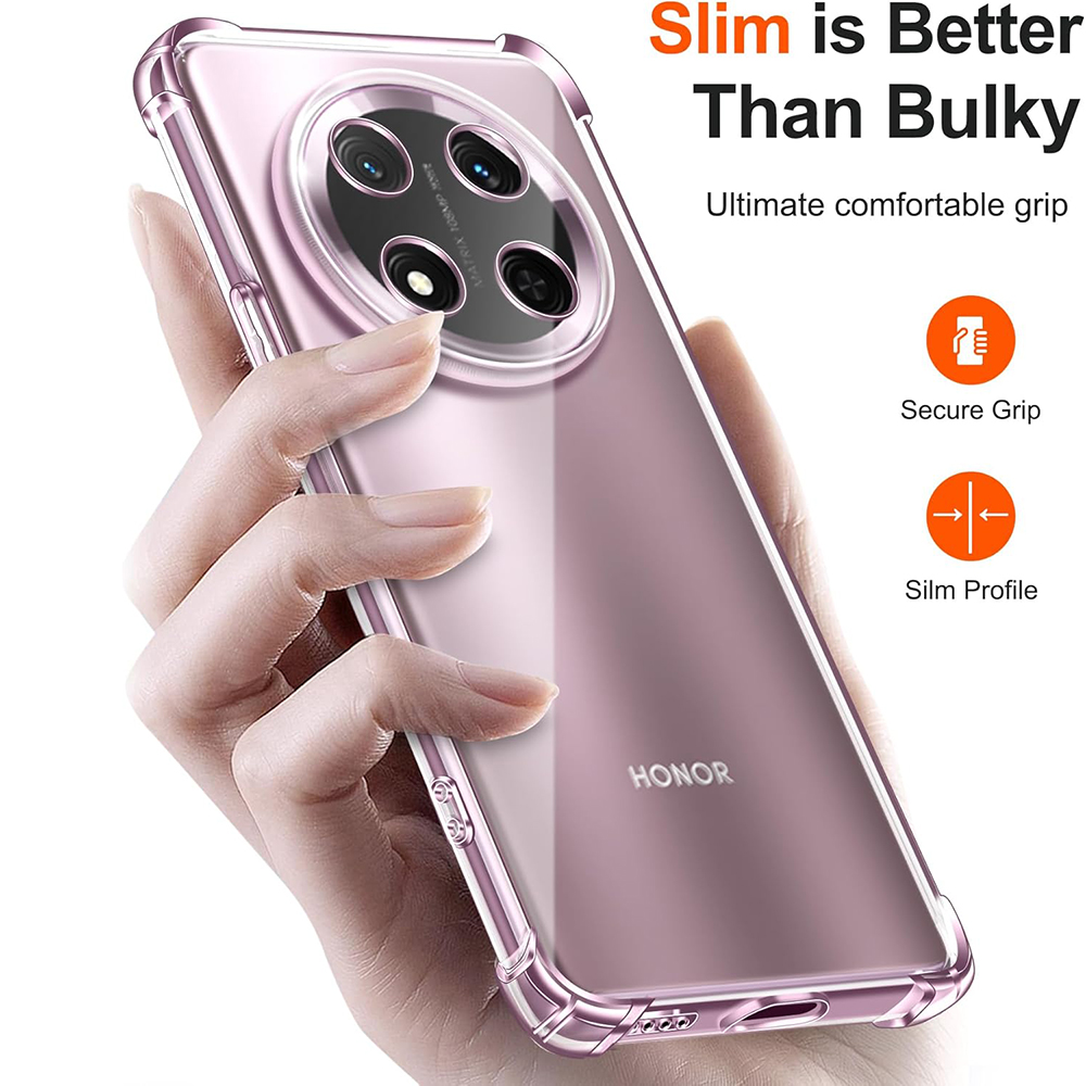 Funda suave de silicona a prueba de golpes para Huawei Honor Magic7 Magic6 Magic5 Magic4 Lite Pro Ultimate, funda transparente fina para Magic 7 6 5 4