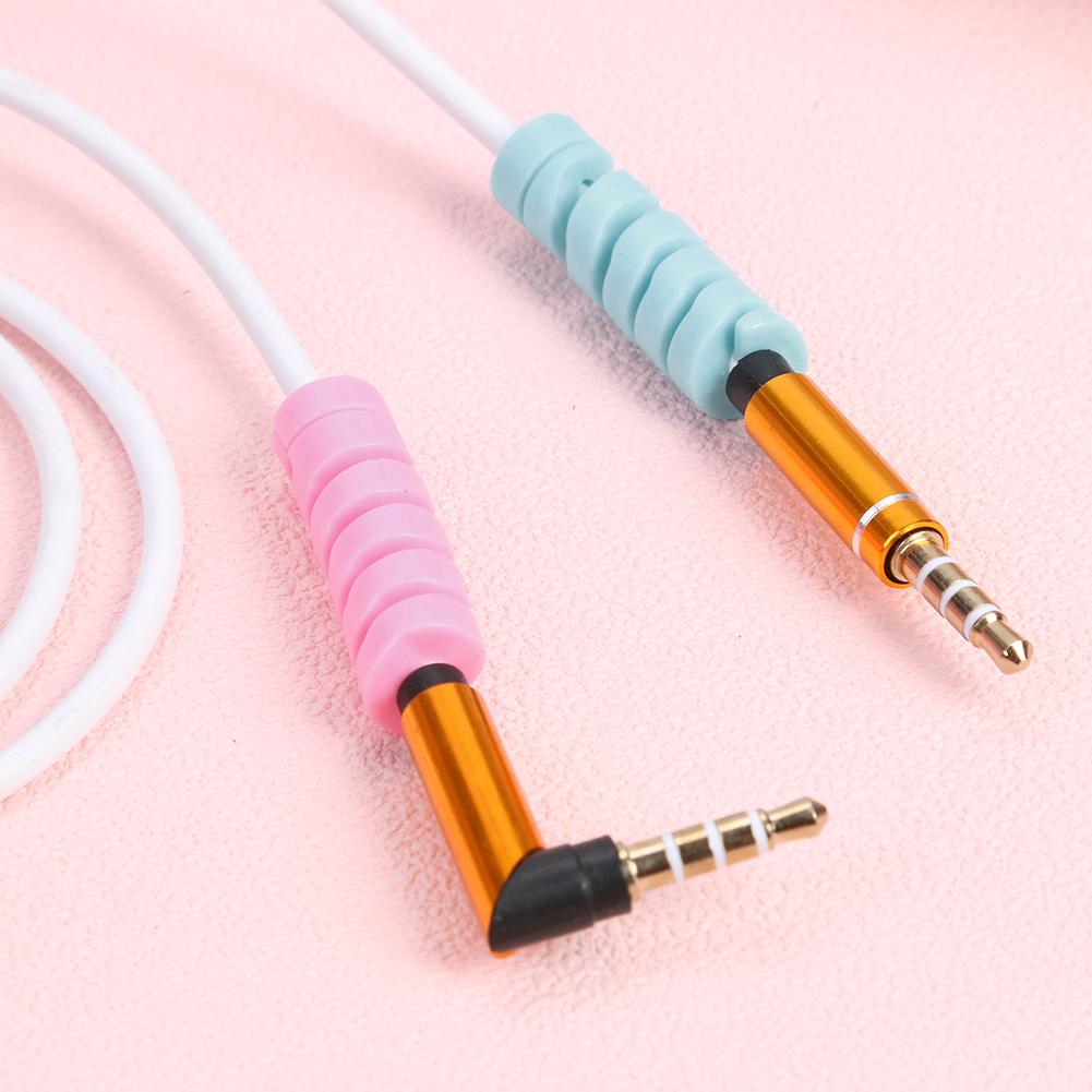 Spiraal Datakabel Beschermhoes Silicagel Geschikt Voor Anti Breuk Beschermhoes Opladen Lijn Van Apple Android