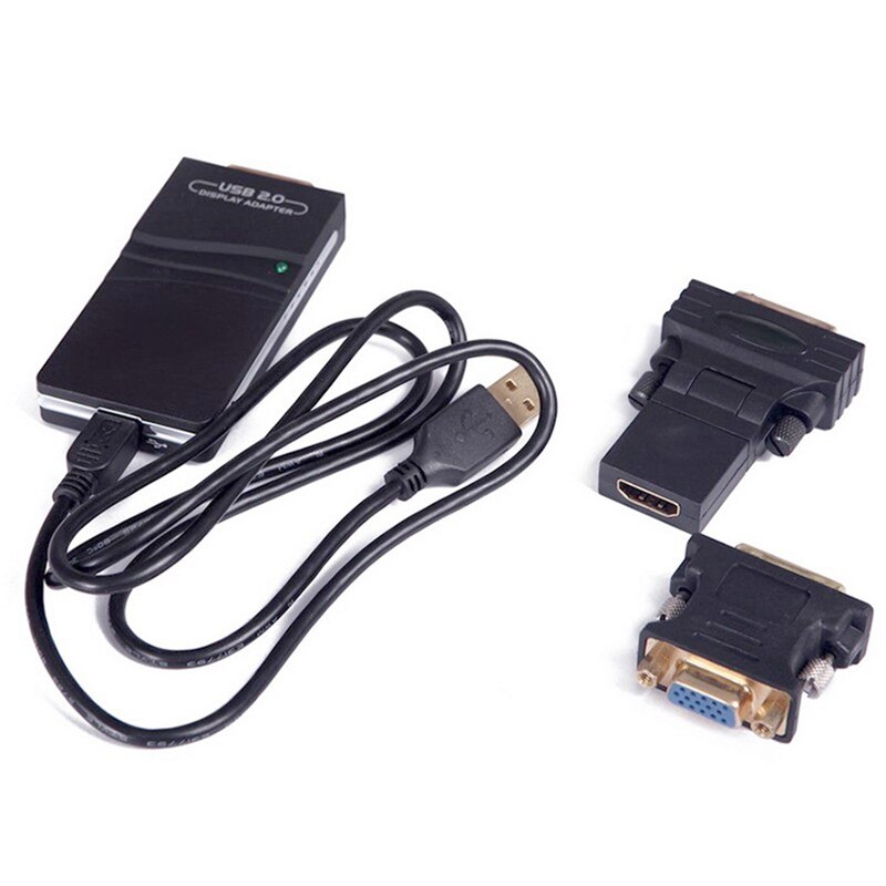 USB 2,0 UGA zu VGA/DVI/HDMI HD 1920X1080 Video Dh Adapter für Mehrere Monitore Konverter Adapter für PC