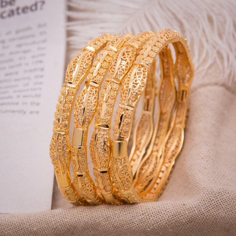 Armband afrikanska armband etiopiska kvinnor armband armband smycken guld blomma armband tjej fest lyx