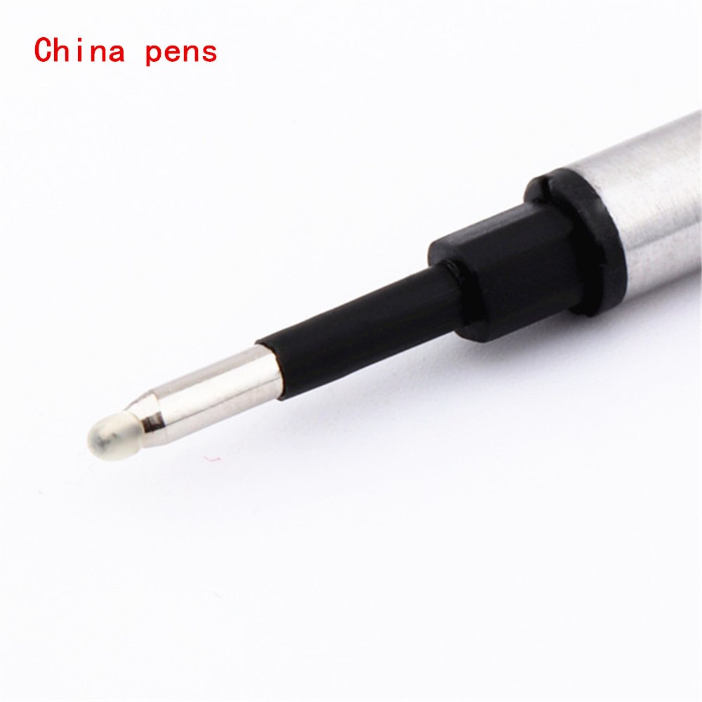de lujo Tamaño 111 mm Tinta agua 3 piezas Negro para azul Recambio Rollerball Pen oficina Punta de 0,5 mm Adecuado para muchos tipos de