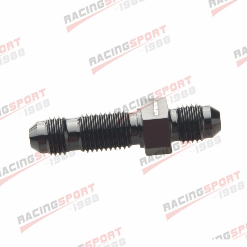 An4 4an en -4 rette en skottadpater fitting adapter aluminium sort