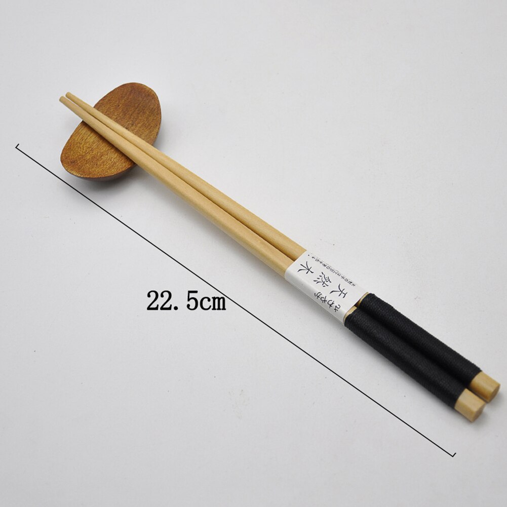 Japanese-Style Natural Handmade Wood Baby Chopsticks Japan/china Eating Ware Chop Sticks With String Round