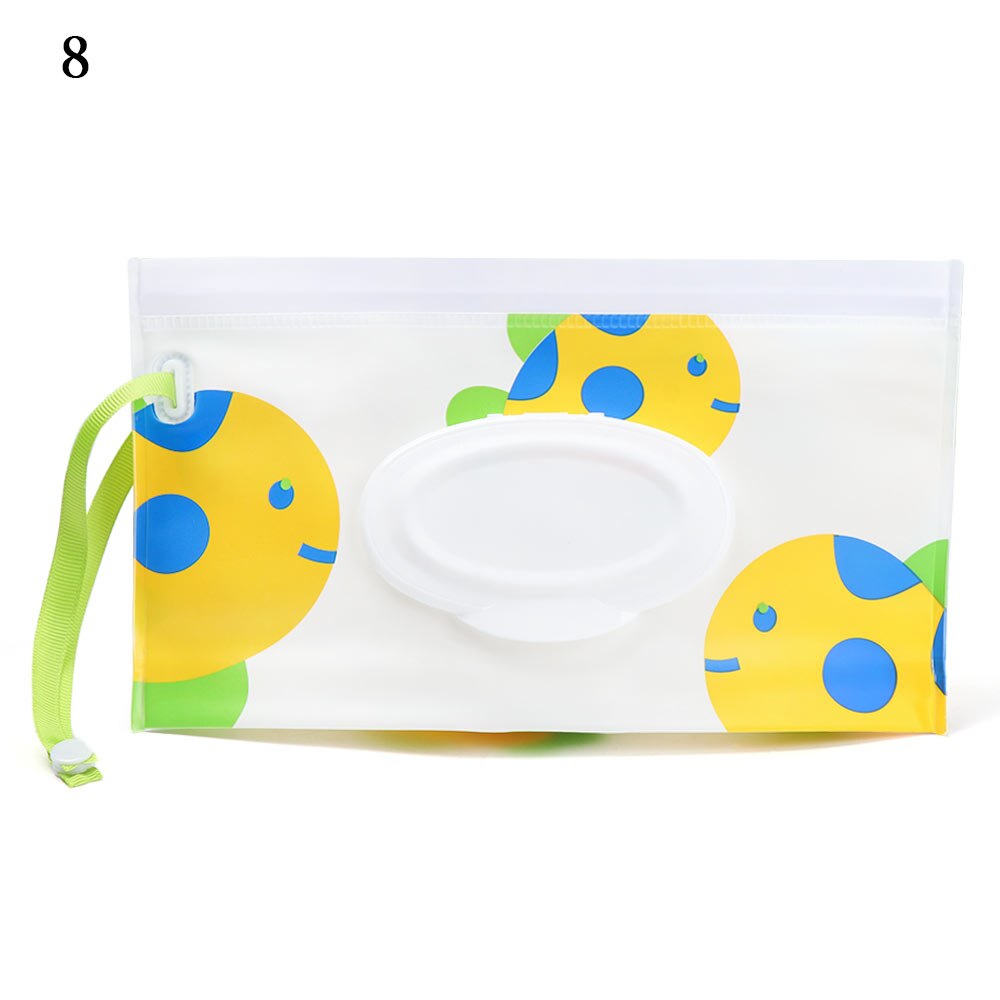 New EVA Baby Wet salviette custodia porta salviette uso riutilizzabile borsa per salviettine umidificate Flip Cover scatola per fazzoletti passeggino per esterni accessori: Style 1-8