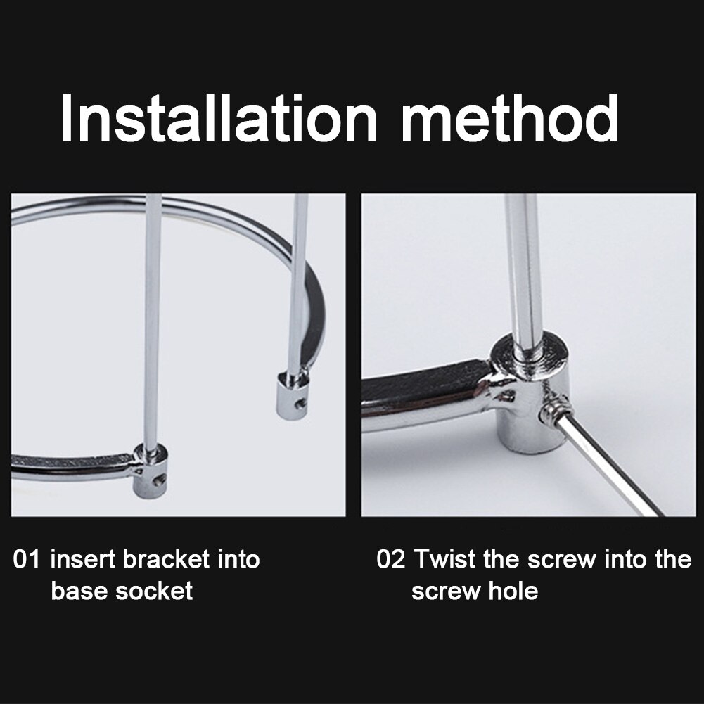 Stand Easy Apply Lightweight Practical Spinning Reel Rack Portable Durable Silver Holder Fishing Gear Storage Detachable