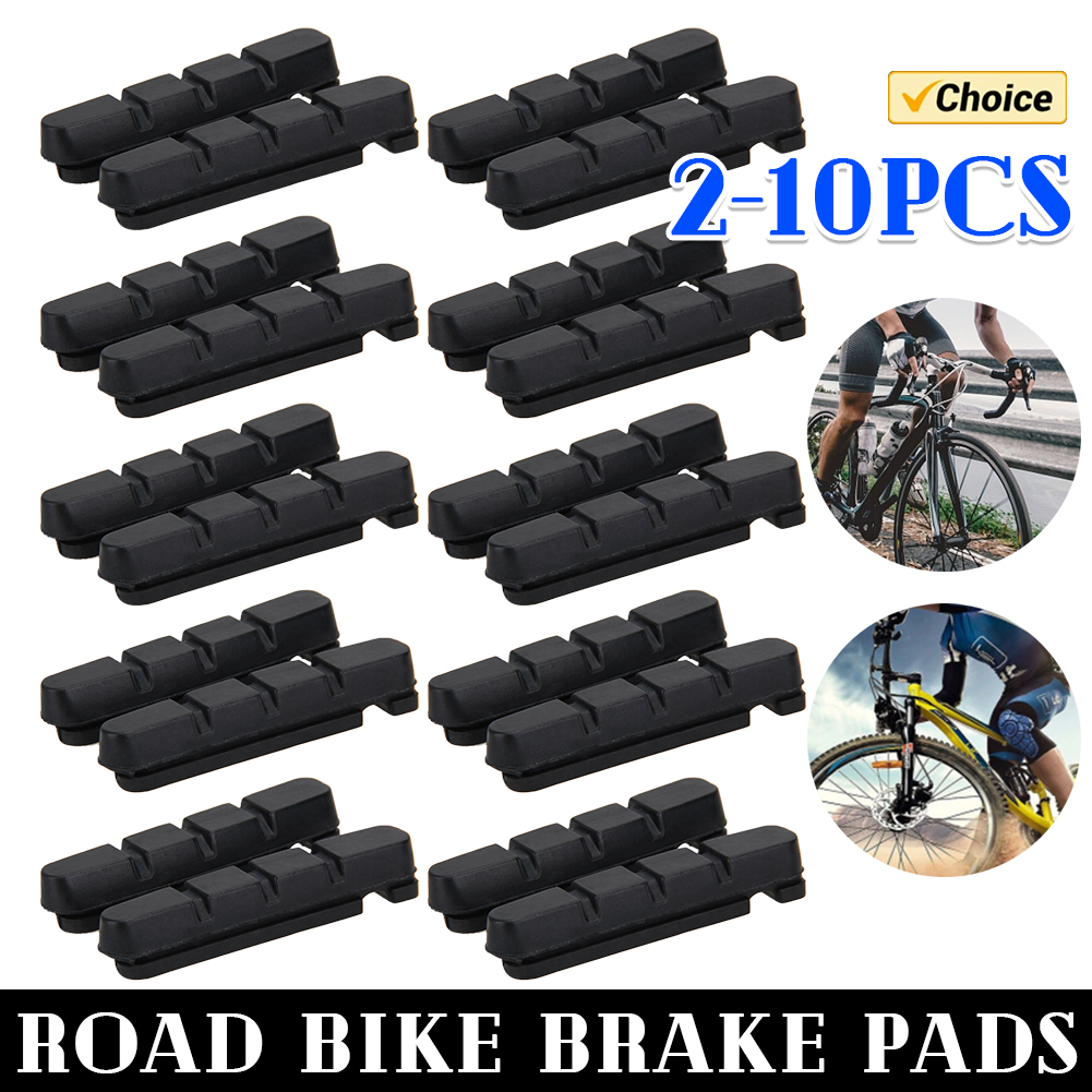 1-10 paar racefiets remblokken schoenen voor lichtmetalen velgen Dura Ace Ultegra 105 fiets v remschoen duurzaam rubber fietsremgereedschap