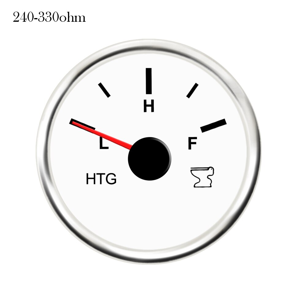 0-190ohm /240-33Oohm Sweage Level Gauge Sensor Marine Boat Car Gauge Sender Water Level Indicator Water Tank Level Indicator: white 240-33ohm