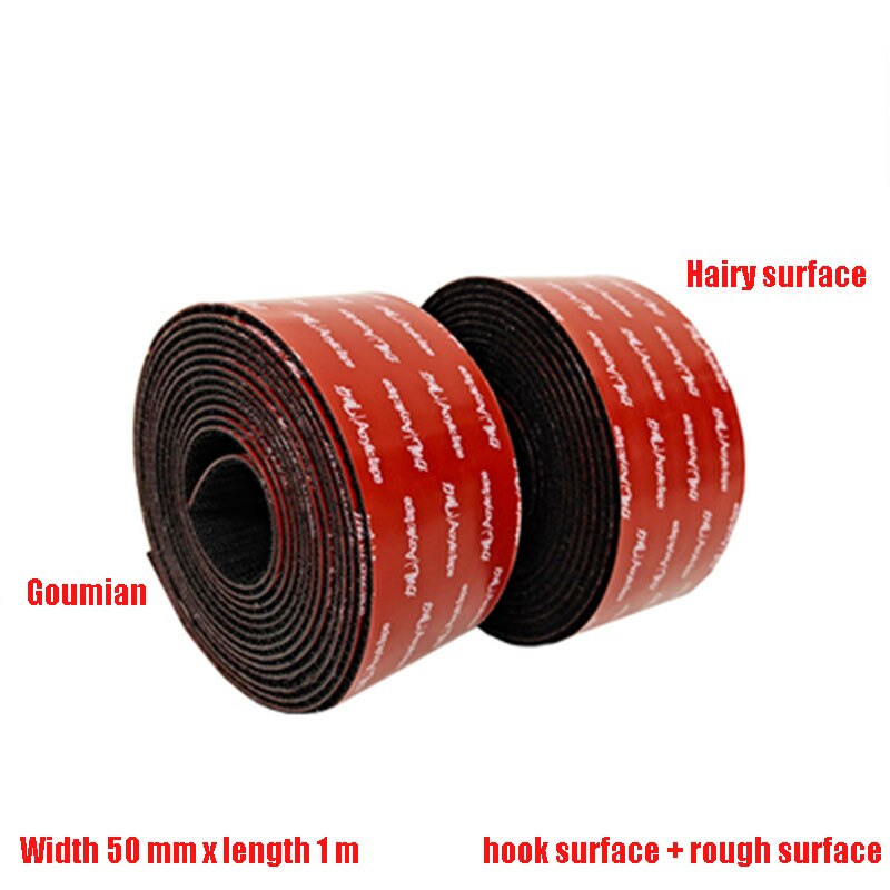 1/m Mair f Strong Self-Adhesive Hook And Loop Fastener Tape Nylon Sticker velcroTape Adhesive Car Interior Can Be Used For DIY 1: 50mm  x 1m