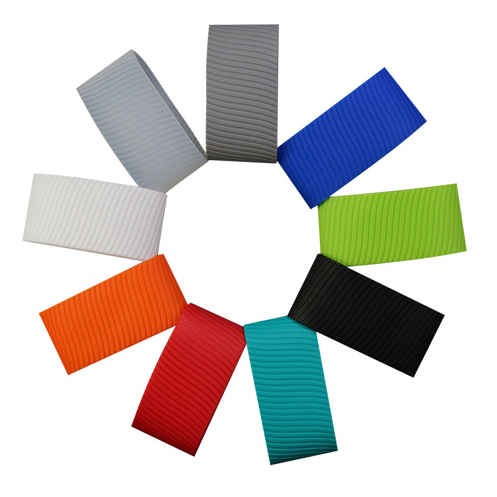 1Pc Siliconen 8Cm Warmte Geïsoleerde Cup Mouw Strepen Anti Slip Wraps Voor Mokken Keramische Glazen Waterfles Thermostabiliteit Geurloos