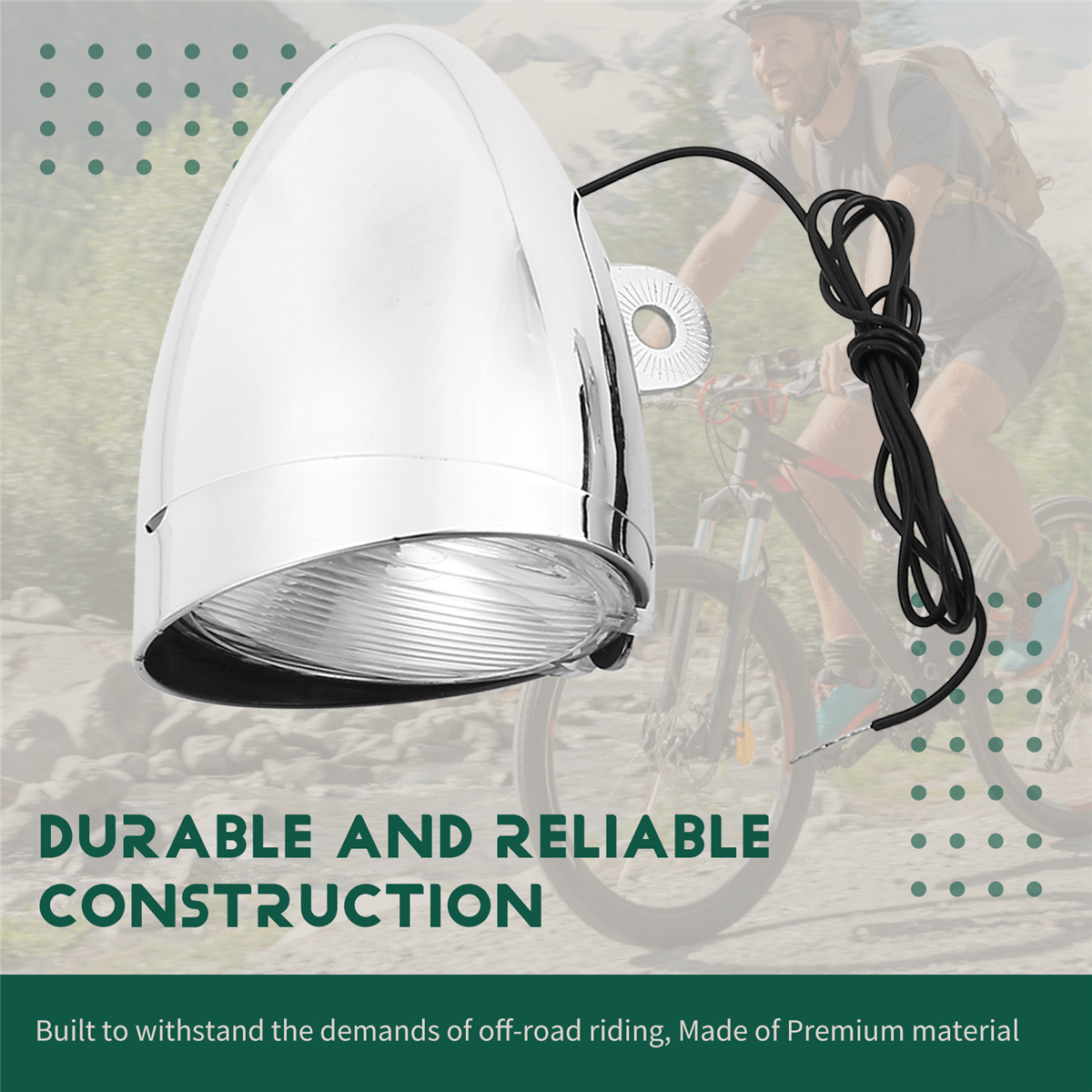 Fietslicht Fiets Gemotoriseerde Fiets Wrijving Dynamo Generator Achterlicht 6V 3W Fietsaccessoires