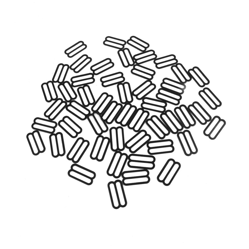 50 sets 18mm Bow Tie Hardware Necktie Hook Bow Tie Cravat Clips Fasteners to Make Adjustable Straps on Bow Tie