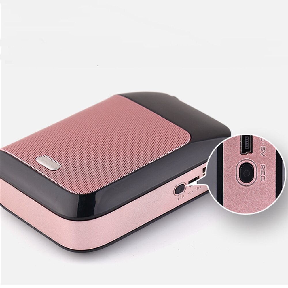 15W Portable Wired Voice Amplifier Speaker Loudspeaker Teacher Microphone For Teaching Guiding 10 hour of endurance