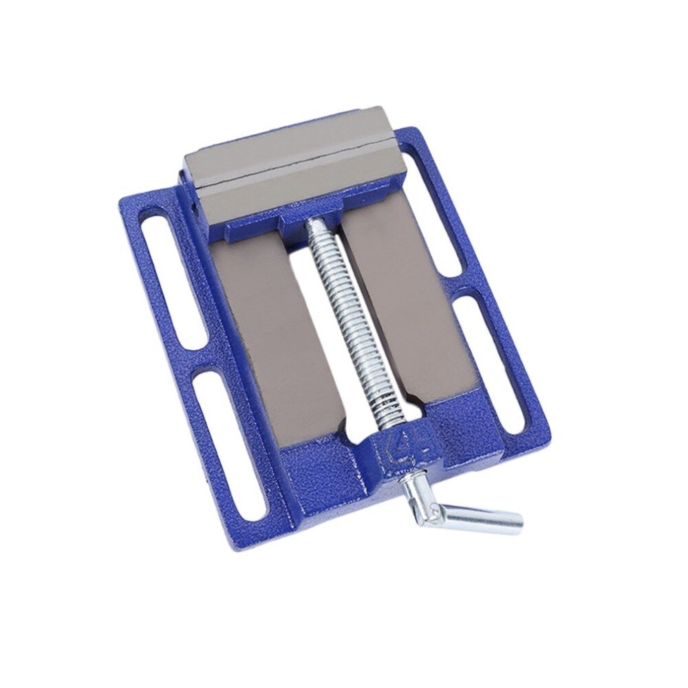 1pc 2.5inch Aluminum Bench Vise Table Flat High Precision Clamp-on Table Flat Bench Vise Milling Machine Bench Drill Vise
