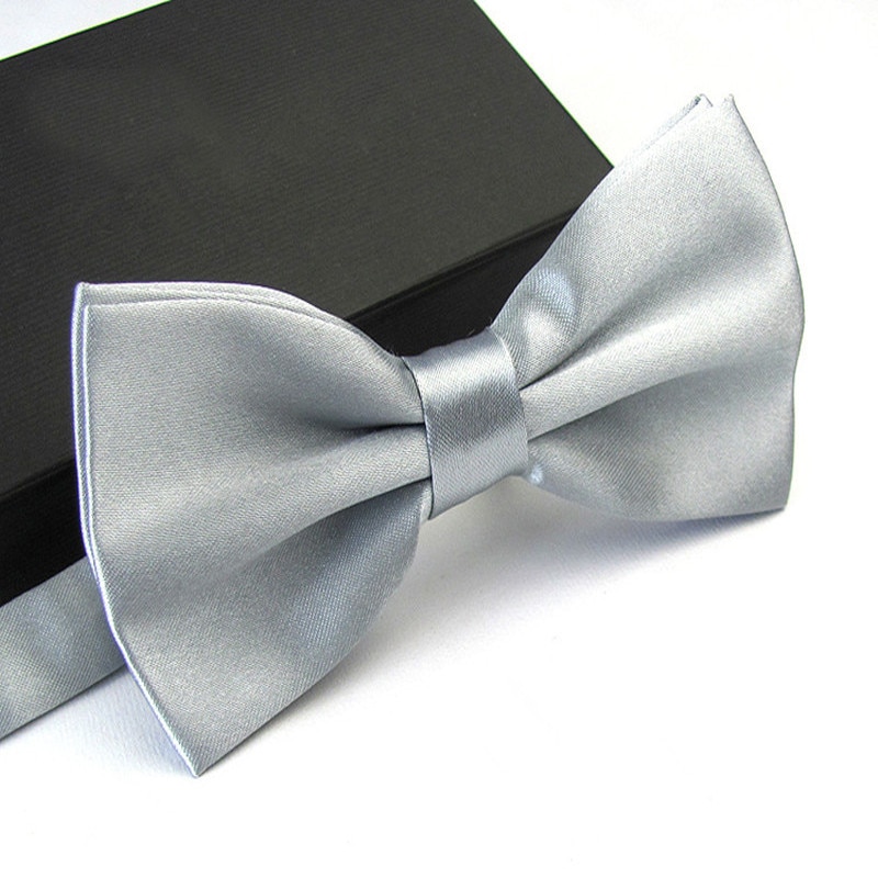 Pajarita de esmoquin a la para hombre, pajaritas de mariposa para hombres, bodas, bordeus, negro/Blanco/plata/champán/azul marino/rosa/azul