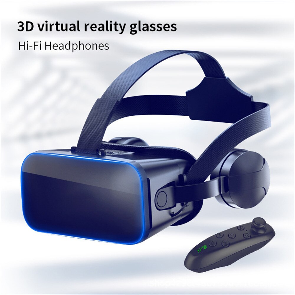 Immersive VR Game Equipment Head-mounted VR Virtual Reality 3D Glasses Audio-visual Integrated Mobile Phone 3D Cinema Helmet
