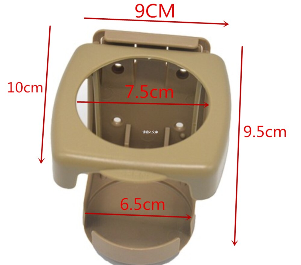 Universal Car accessories Foldable Drink bottle Cup holder for fiat ducato bravo 1996 2002 500 2007