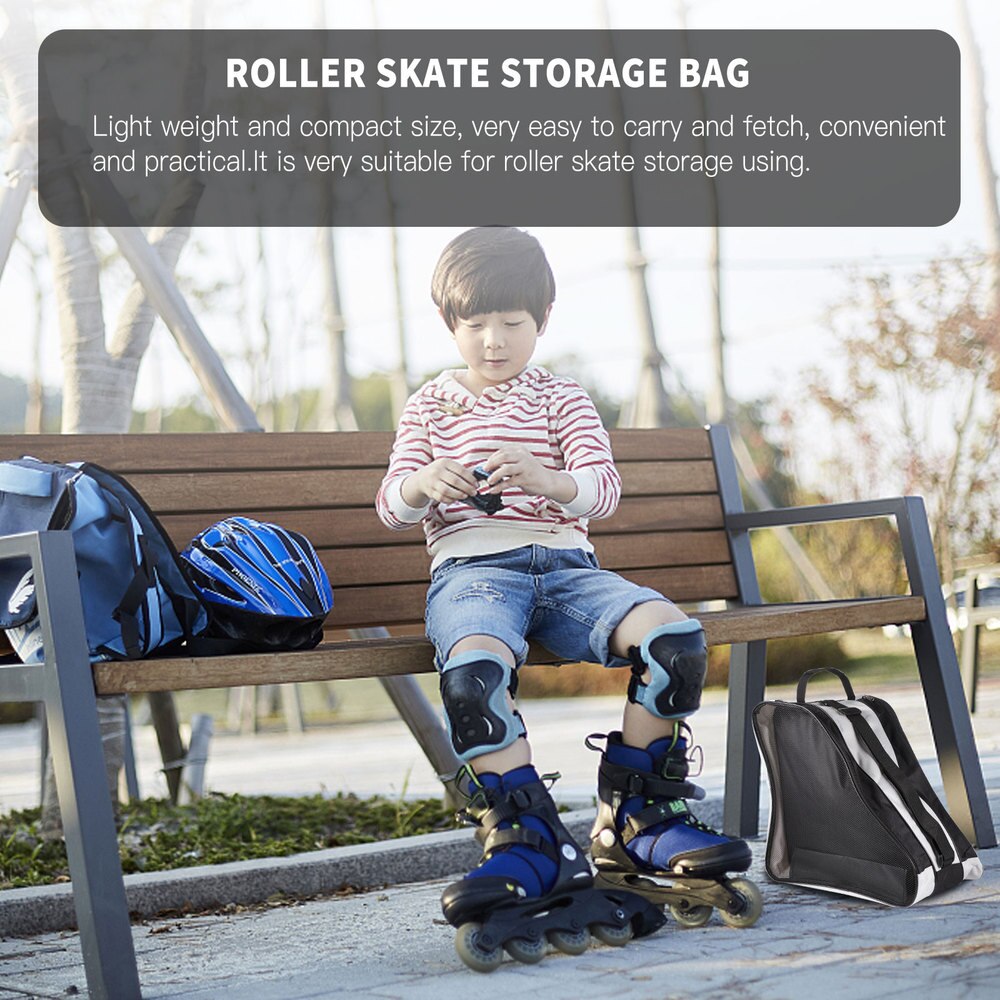 1PC Roller Storage Pouch Practical Roller Bag Simple Bag (Black)