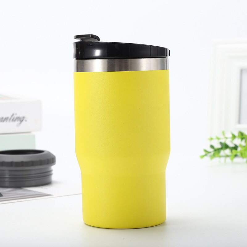 14oz Can Cooler Stainless Steel Insulated Skinny Beer Cooler Insulator Holder With 2 Lids Thermos Copo Termico Water Bottle: 9
