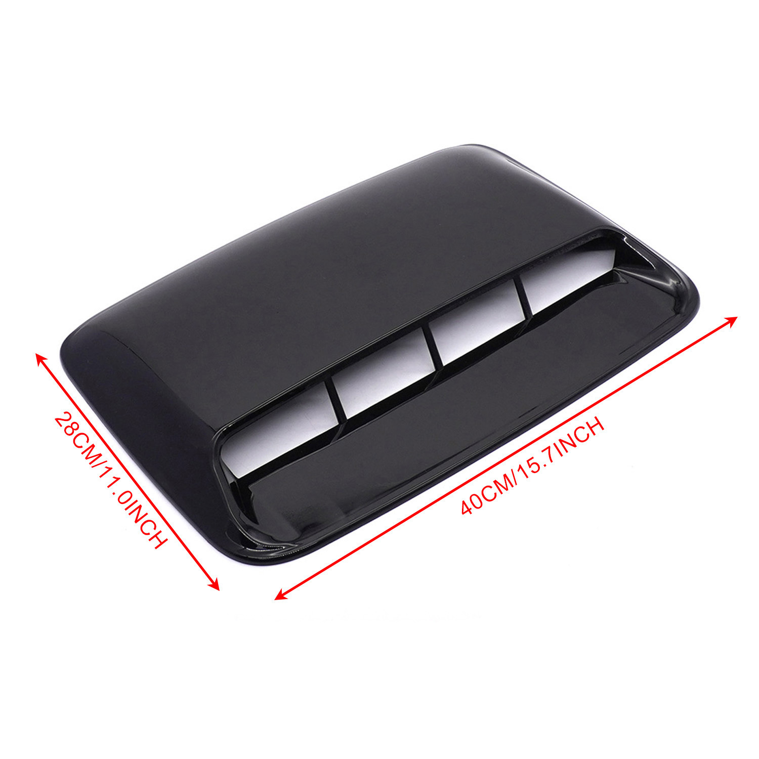 Hood Scoop Air Flow Intake Universal Bonnet For Decorative Car Engine Turbo Accessories Vent Cover Grille Inlet Trim