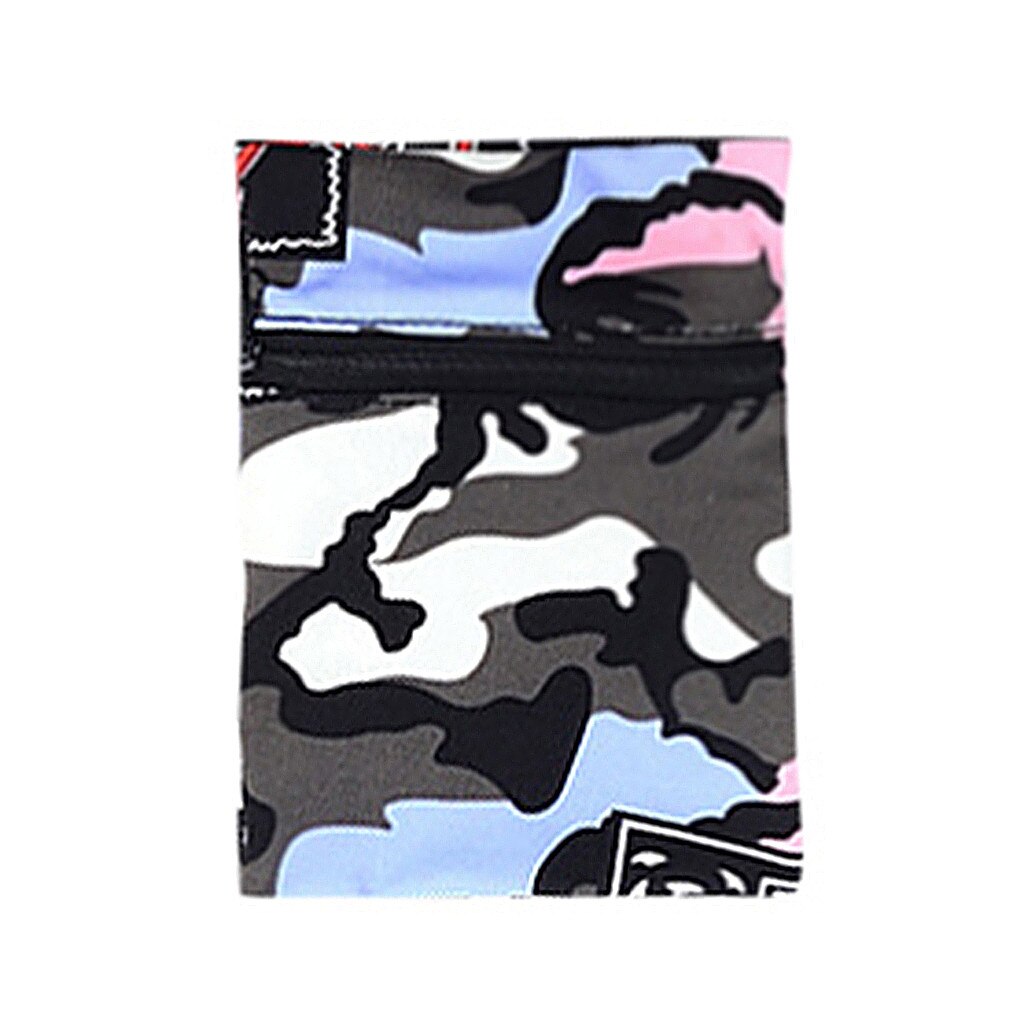 Multifunktionellt band dragkedja ankel wrap sport armband plånbok förvaringsväska fall badminton basket armband svettband 7.25: F