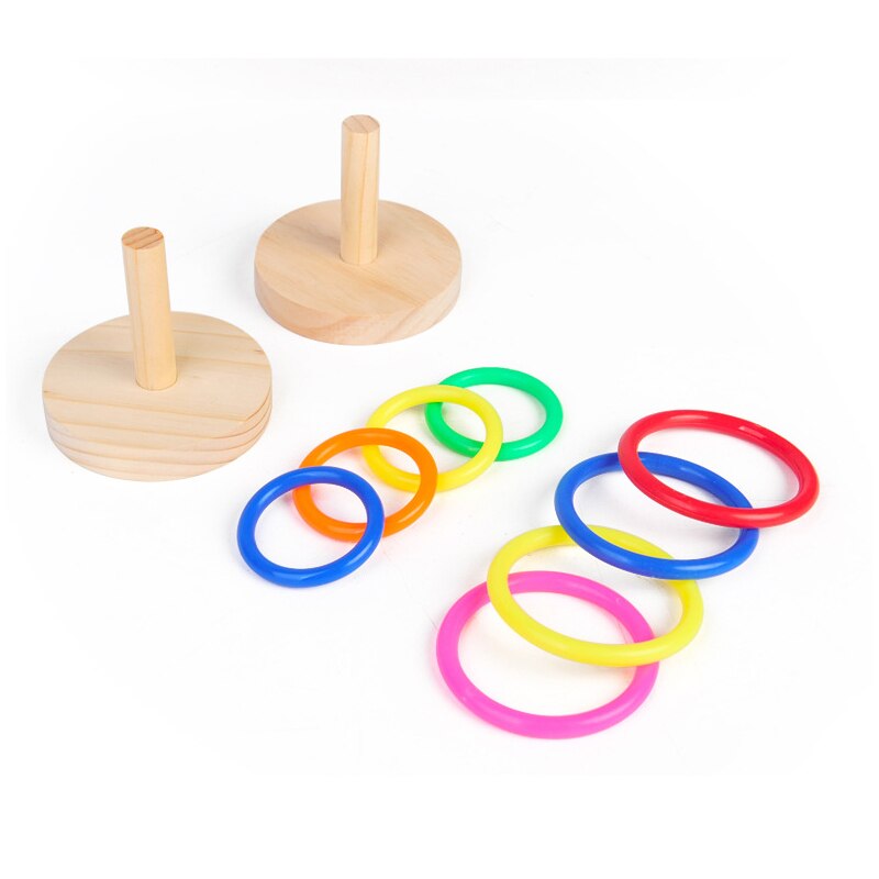 Parrot Bird Ring Toy Solid Wood Educational Bird Supplies Parrot Intelligence Development Training Interactive Toys Bird Supplie