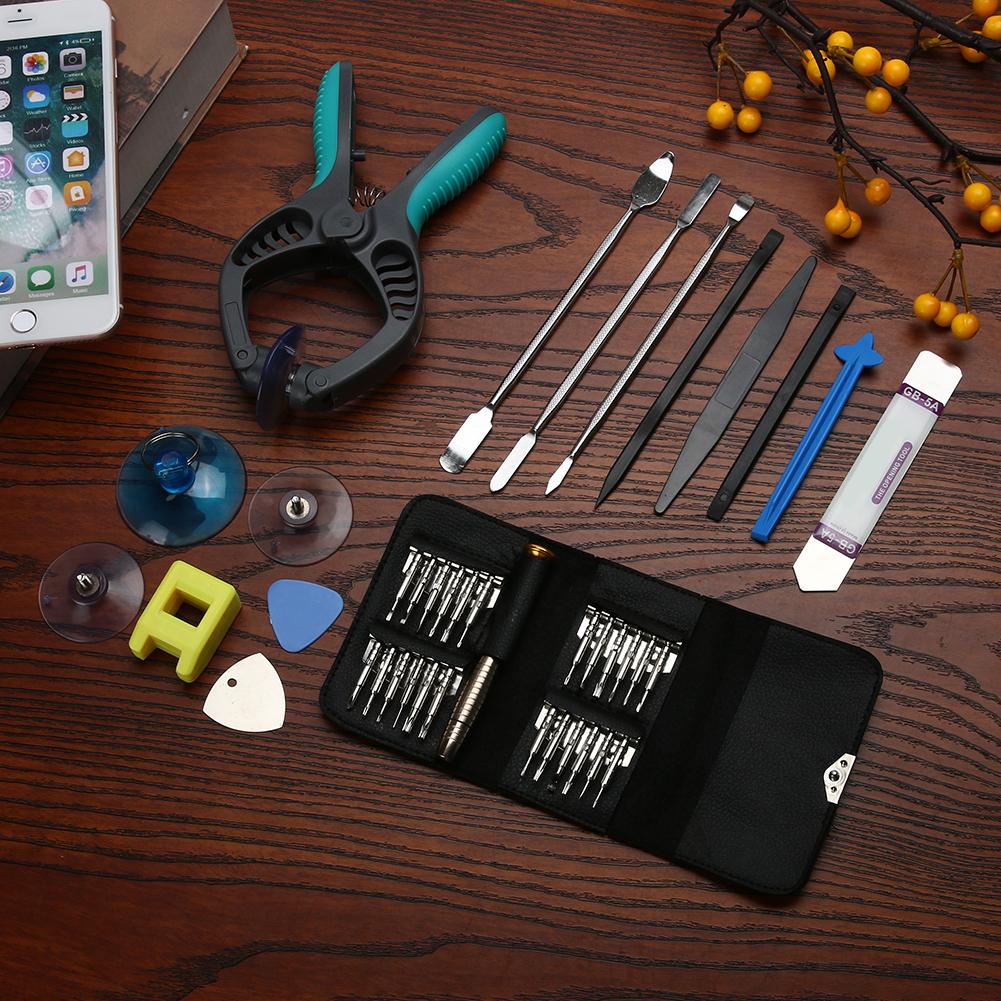 40 in 1 Smart Mobile Phone LCD Screen Opening Repair Tools Screwdriver Dismantle Tools Kit for iPhone Samsung Watch PC