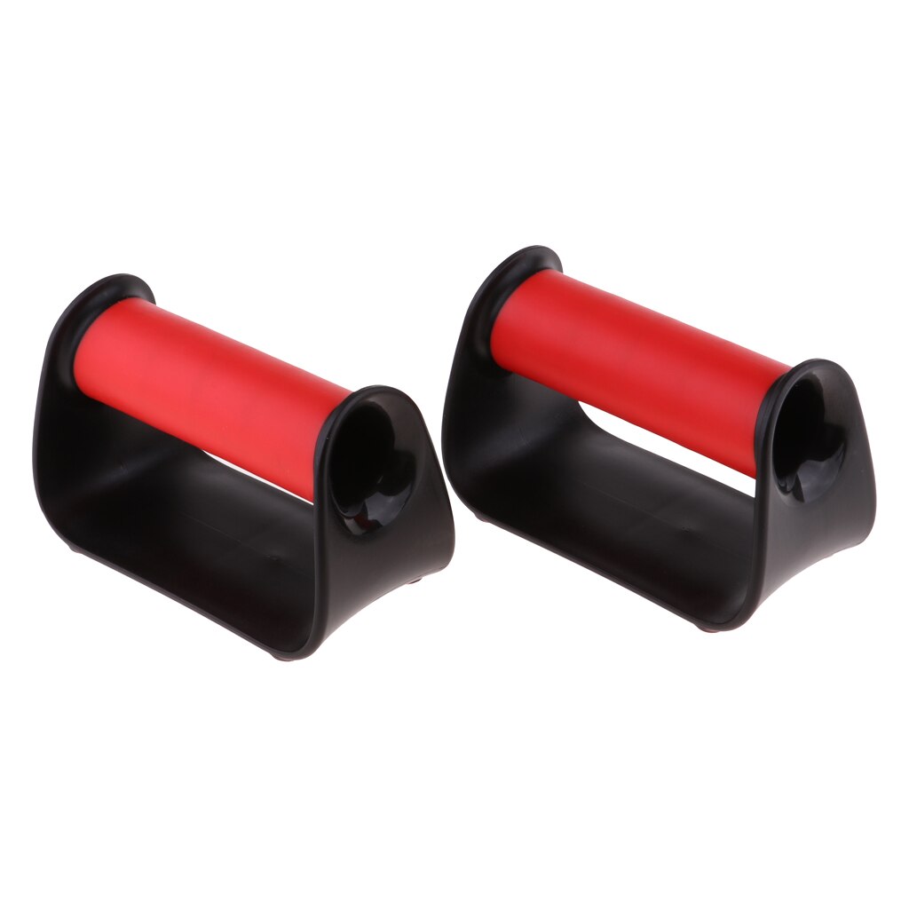 Sport Push Up Bars Pushups Voor Ontwikkelen Borst, Schouder, Triceps, Biceps En Terug: Red