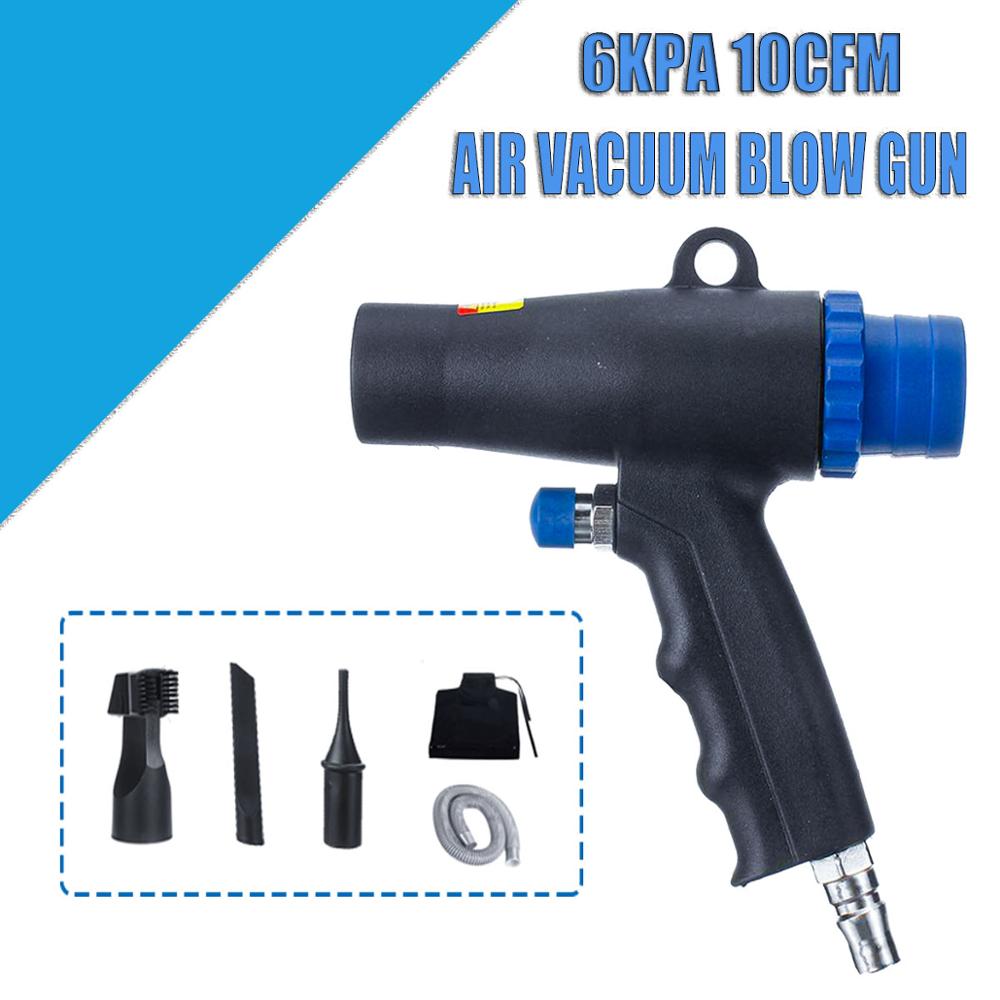 Blaasstofzuiger 2 in 1 luchtstofzuiger compressor dubbele functie luchtzuiger blaaszuigpistolen kit pneumatische stofzuiger gereedschap