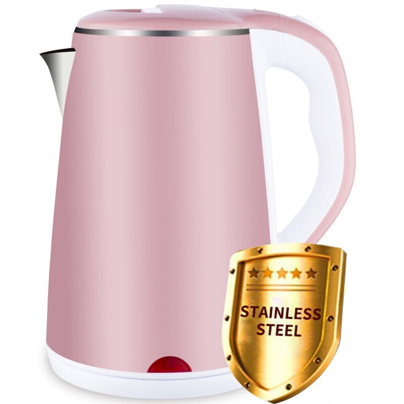 Dubbel anti- skållning elektrisk vattenkokare automatisk avstängning rostfritt stål carving mönster köksmaskiner: 2.3l mot skållning 3