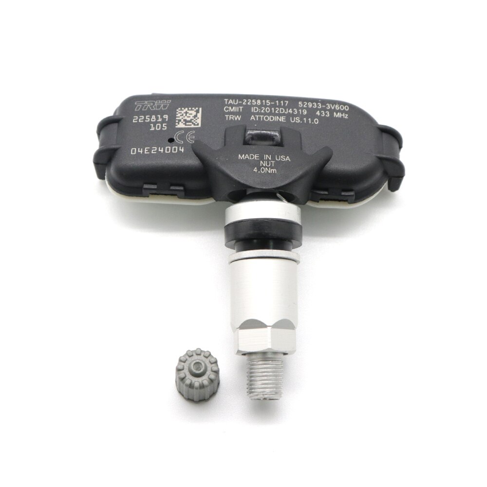 TPMS Tire Pressure Monitoring System Sensor 52933-3V600 For Hyundai Grandeur [HG] I40 [VF] Azera Kia Rio [UB] 433MHz