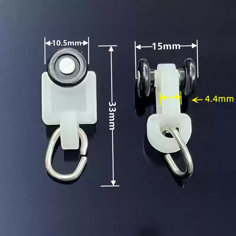 Curtain Track Accessories Rollers Vintage Straight Rail Curved Rail Guide Hook Ring Roller Skate Wheel Buckle Furniture Hardware