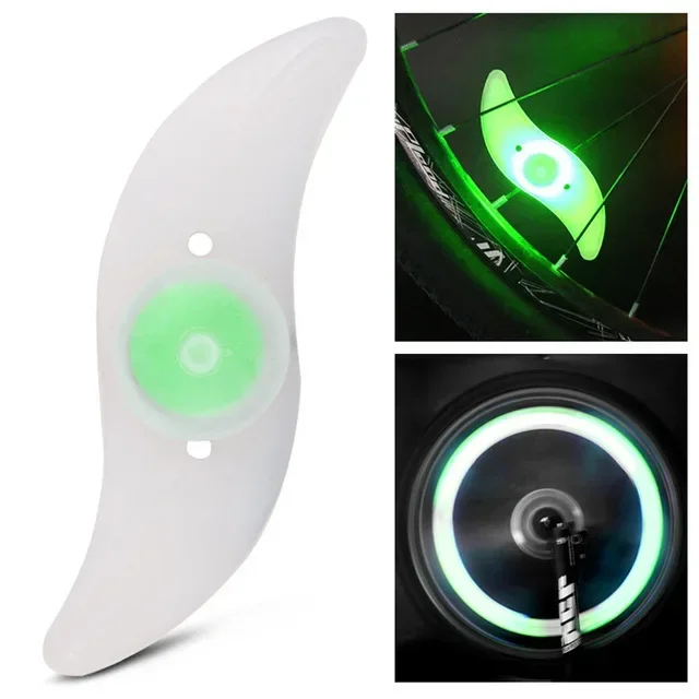 LED Fahrrad Rad Licht wasserdicht Fahrrad Nacht Sicherheit Radfahren Warnrad Speichen Licht 3 Modi Fahrrad dekorative Ausrüstung: Blau