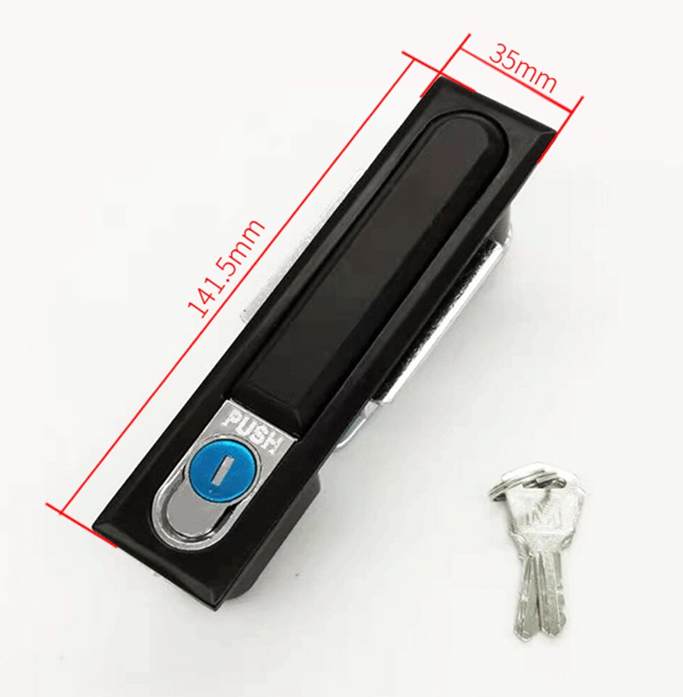Ms490 electric cabinet plane lock switch electric appliance control cabinet lock ms818 toolbox lock ms480 round back lock Haitan: black