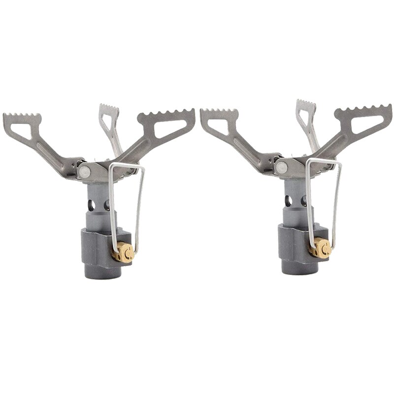 BRS – réchaud à gaz en titane ultraléger pour Camping, extérieur, 25g, BRS-3000T: 2pcs
