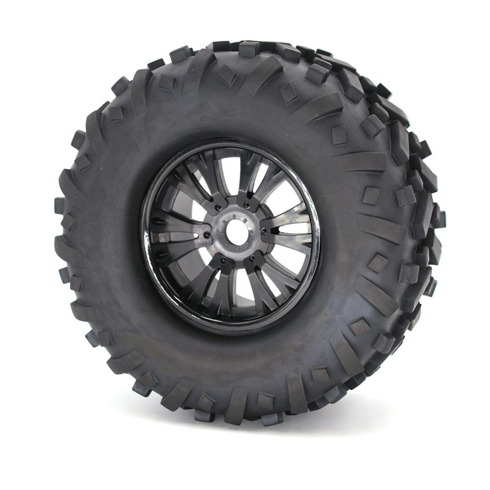 RC Car Wheels - 170mm Off-road Tires - Composite Material Set