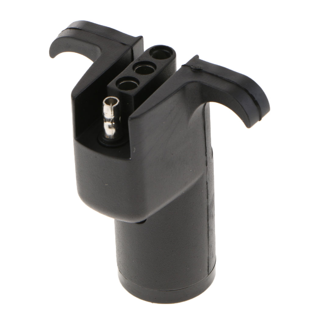 Trailer Converter Plug Twin Towing Adapter 6 Pin To 4 Pin for Caravan Car