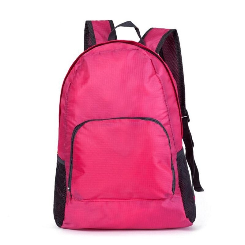 Tragbare draussen Wasserdicht Reisen Schulter Rucksäcke Falten Nylon Camping Wandern Radfahren Sport Tasche