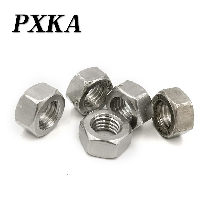 Authentique 316l écrous/écrous hexagonaux en acier inoxydable  m4 m 5 m 6 m 8 m 10 m 12 m 14 m 16 m 18 m 20 m 24