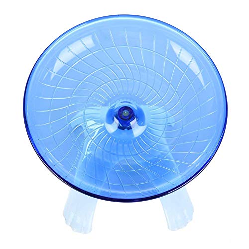 Latający spodek kółko robić ćwiczeń dla małych zwierząt chomik robić biegania bieganie cichy chomik prządka: niebieski