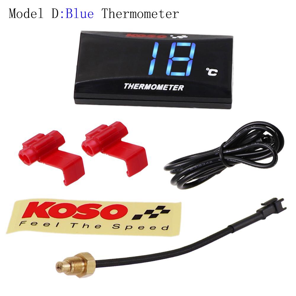 Thermomètre Numérique Universel Moto 18/22mm Adapter Capteur