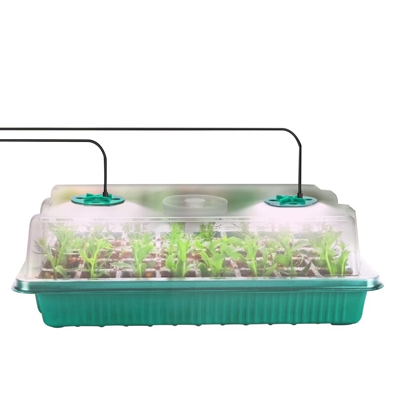 Newest Seed Starter Kit Seedling Starter Trays with Grow Light Adjustable Indoor Gardening Plant Germination Kit