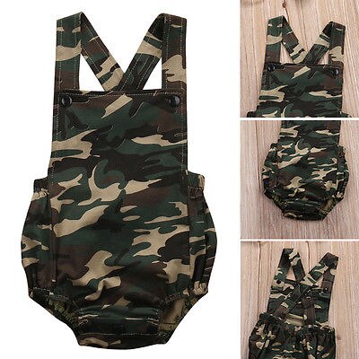 Babies Clothes Camouflage Cotton Baby Boys Girls Romper Jumpsuit Outfits Clothes 0-18Months child clothing for baby kids
