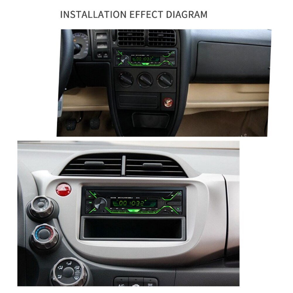 Spot Car Stereo MP3 Player Bluetooth AUX USB TF FM Radio Audio In-dash Handsfree Music Player Car Styling