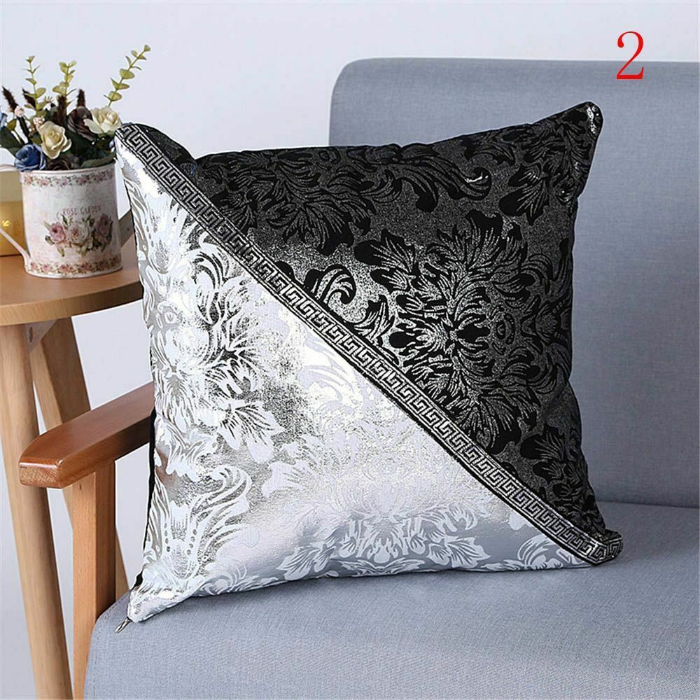 Hopea ylellinen vintage sametti koristeellinen tyynynpäällinen kukka tyynyliina auton sohva sisustus tyynyliina kotiin tyynyt 45 x 45cm: C