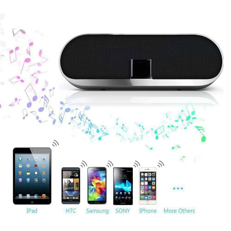 Bluetooth 4.1 A2DP Music Audio 30 Pin Receiver Adapter Speaker for Smart Phone Dock Audio Music Receiver Plug and Play